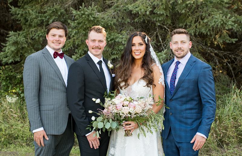 The Oak & Pines family on their property